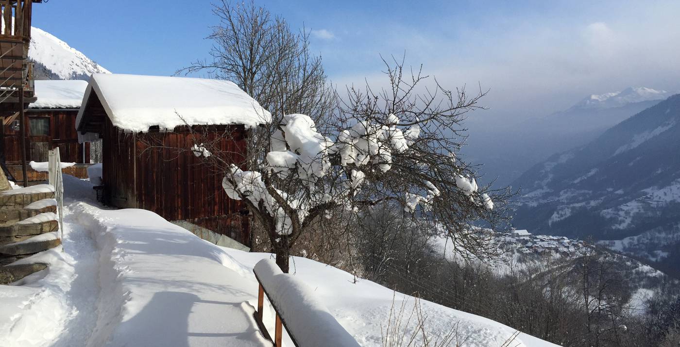 snow view of three valleys area