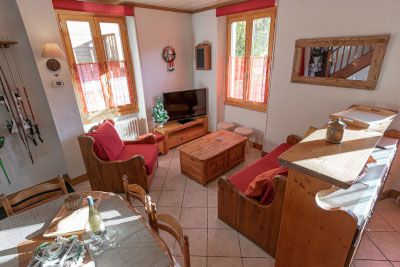 open plan living + dining + kitchen