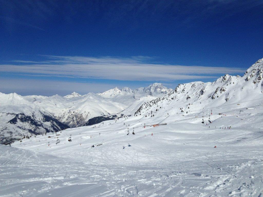 ski slopes in Paradiski