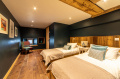 Ground floor bedroom with 2 singles/1 large double plus ensuite shower room